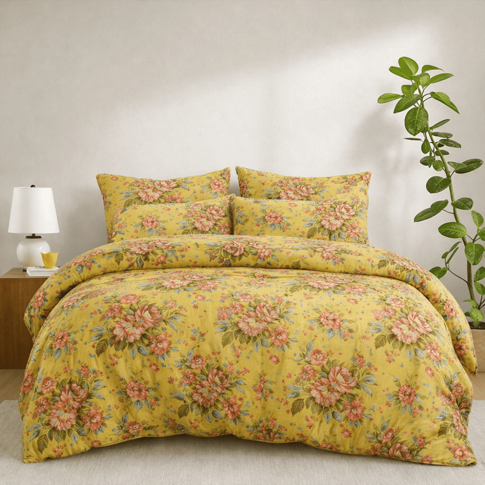 Browny - 6pcs Quilt Cover Set (Without Filling) - Zaraish.com