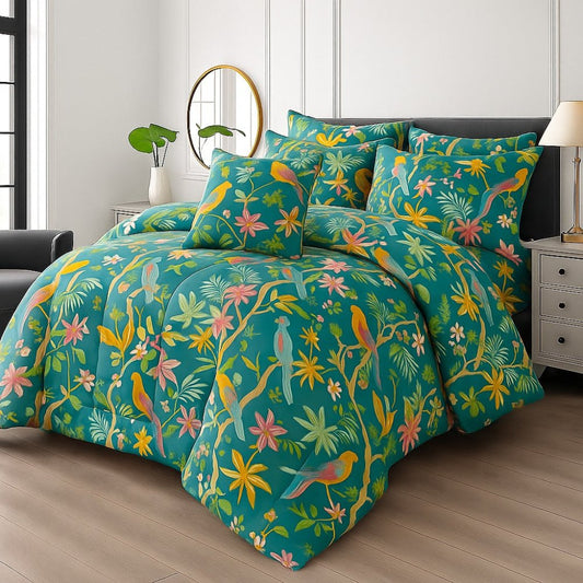 CARNATION - 7pcs Summer Comforter Set (Light Filling) - Zaraish.com
