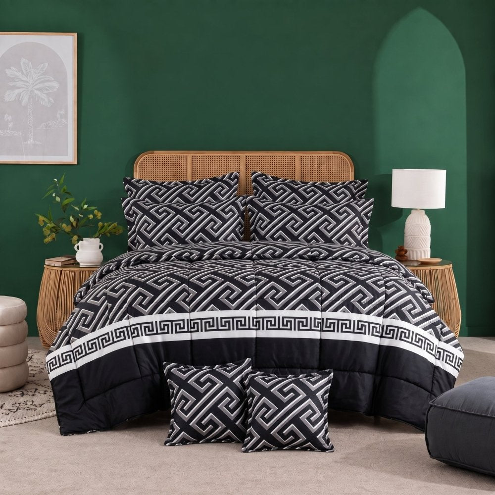 Chroma Midnight Key - 8pcs Premium Comforter Set - Zaraish.com