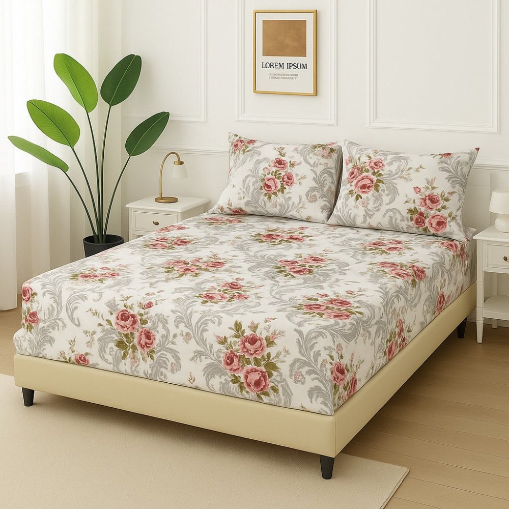 CONE FLOWER - Fitted Bedsheet Set - Zaraish.com