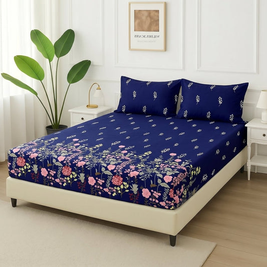 Evening Garden - Fitted Bedsheet Set - Zaraish.com