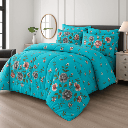 FEROZI - 7pcs PREMIUM Summer Comforter Set (Light Filling) - Zaraish.com