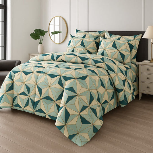 GEOMETRIC TRIO - WINTER RAZAI Set (HEAVY FILLING) - Zaraish.com