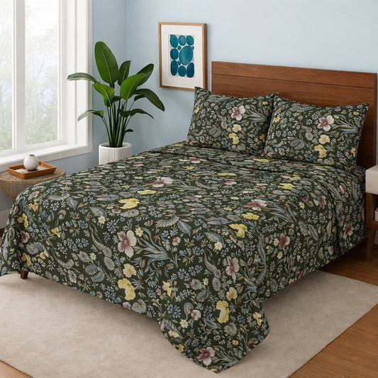 Green Forest - Bedsheet Set - Zaraish.com