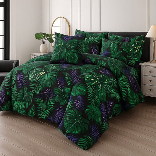 JUNGLE - 7pcs Summer Comforter Set (Light Filling) - Zaraish.com