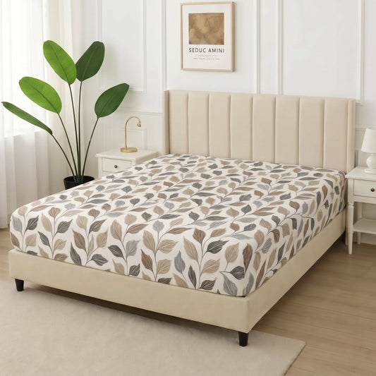 Leaves - Only Fitted Sheet - Zaraish.com