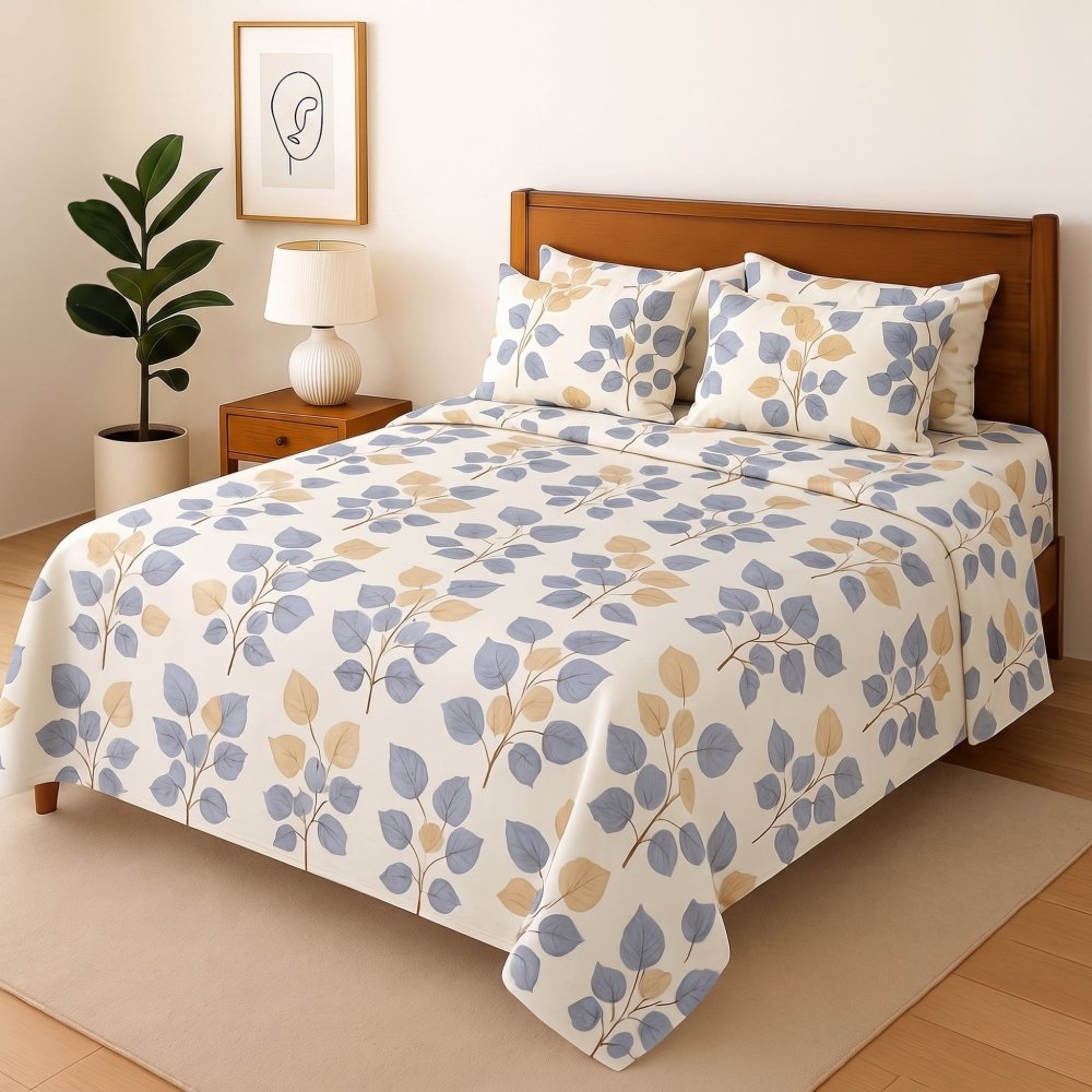 Maple - Bedsheet With 4 Pillow Covers - Zaraish.com