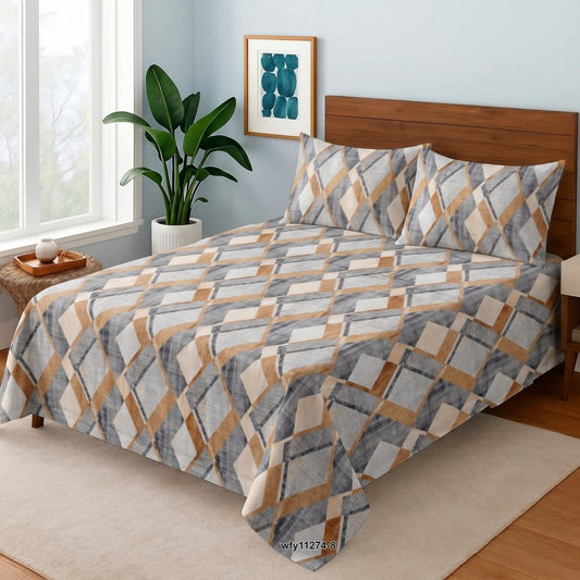 Metro Grid - Bedsheet Set - Zaraish.com