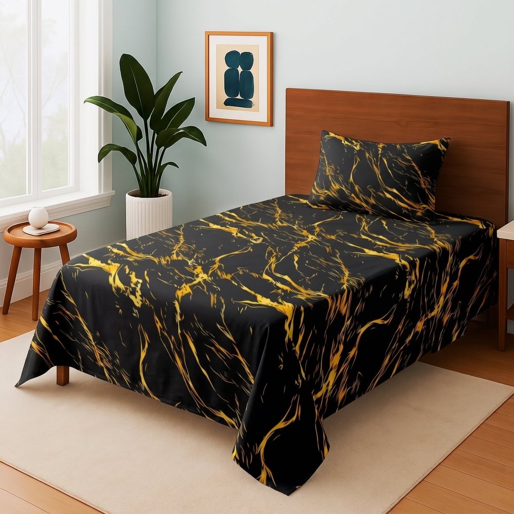 Midnight Vein - Single Bedsheet Set - Zaraish.com