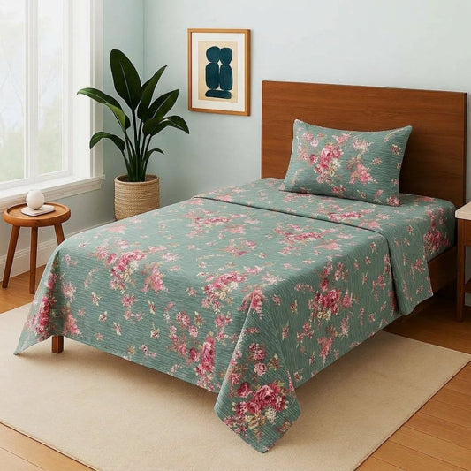 Misty Rosewood - Single Bedsheet Set - Zaraish.com