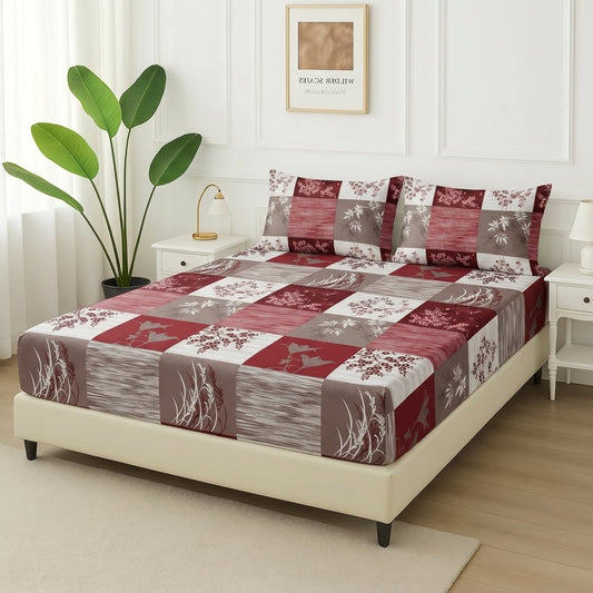 Modern Meadow Patch - Fitted Bedsheet Set - Zaraish.com