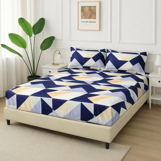 Multi Trio - Fitted Bedsheet Set - Zaraish.com