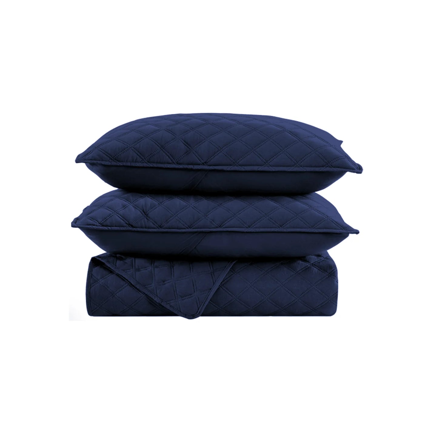 BEDSPREAD Set (Light Filling) - NAVY