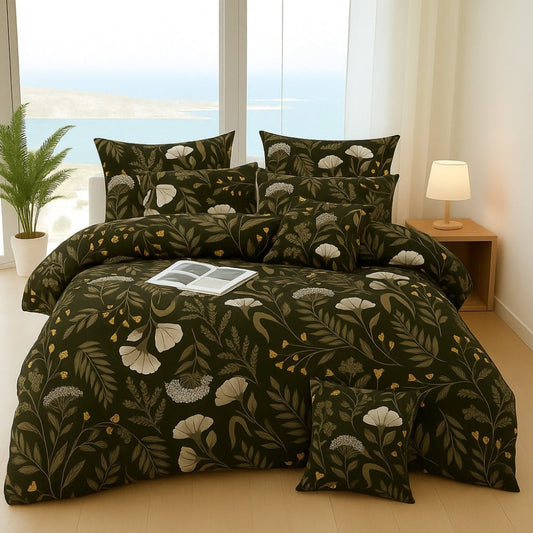 Olivery - 6pcs Quilt Cover Set (Without Filling) - Zaraish.com