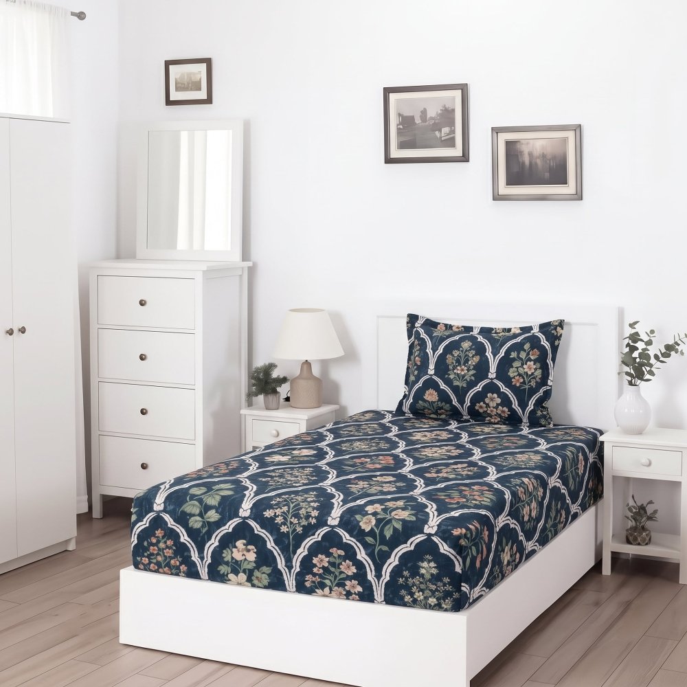 Pie - SINGLE Fitted Bedsheet Set - Zaraish.com