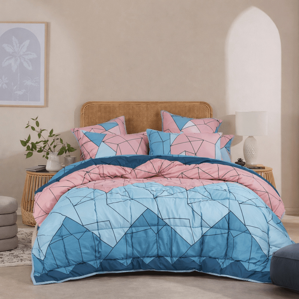 PYRAMID - 6pcs Summer Comforter Set (Light Filling) - Zaraish.com