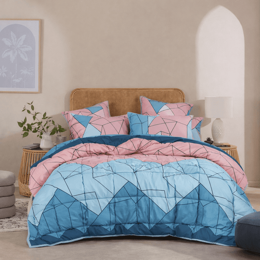 PYRAMID - 6pcs Summer Comforter Set (Light Filling) - Zaraish.com