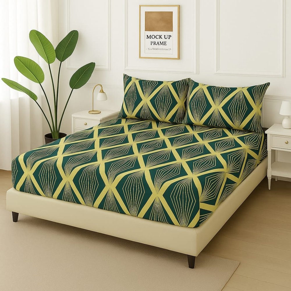 Pyramid - Fitted Bedsheet Set - Zaraish.com