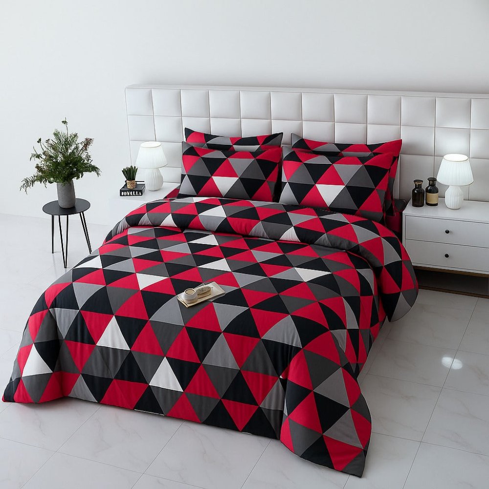 RED TUKRI - WINTER RAZAI Set (HEAVY FILLING) - Zaraish.com