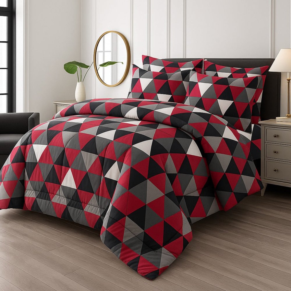 RED TUKRI - WINTER RAZAI Set (HEAVY FILLING) - Zaraish.com