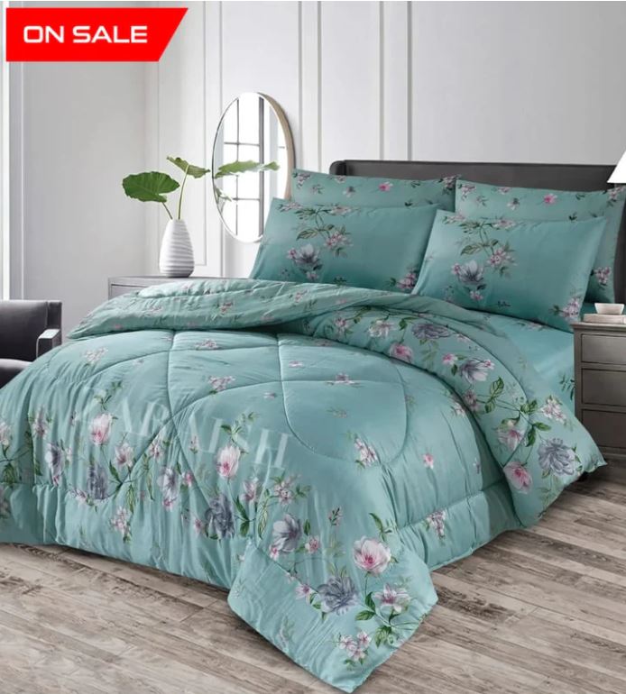 Royal Cool - 7pcs PREMIUM Summer Comforter Set (Light Filling) - Zaraish.com