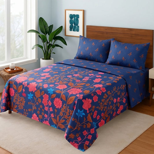 Royal Peony - Bedsheet Set - Zaraish.com