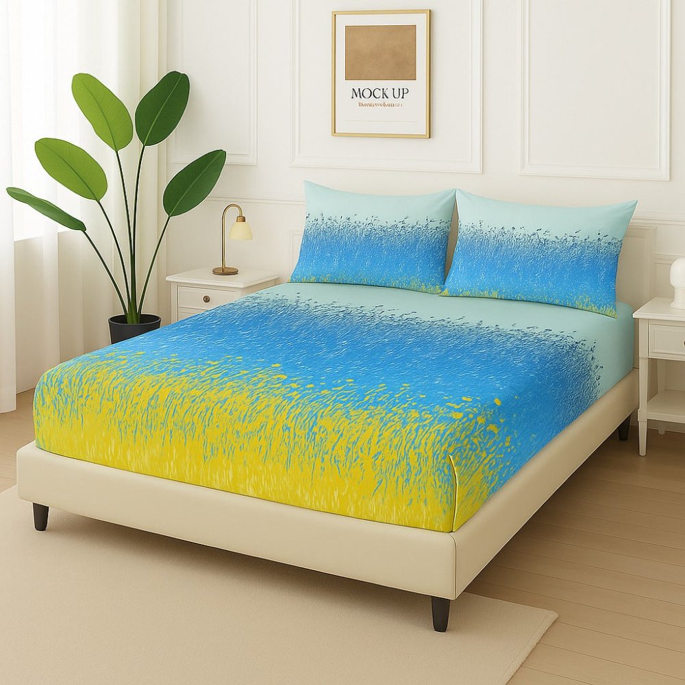Saag - Fitted Bedsheet Set - Zaraish.com