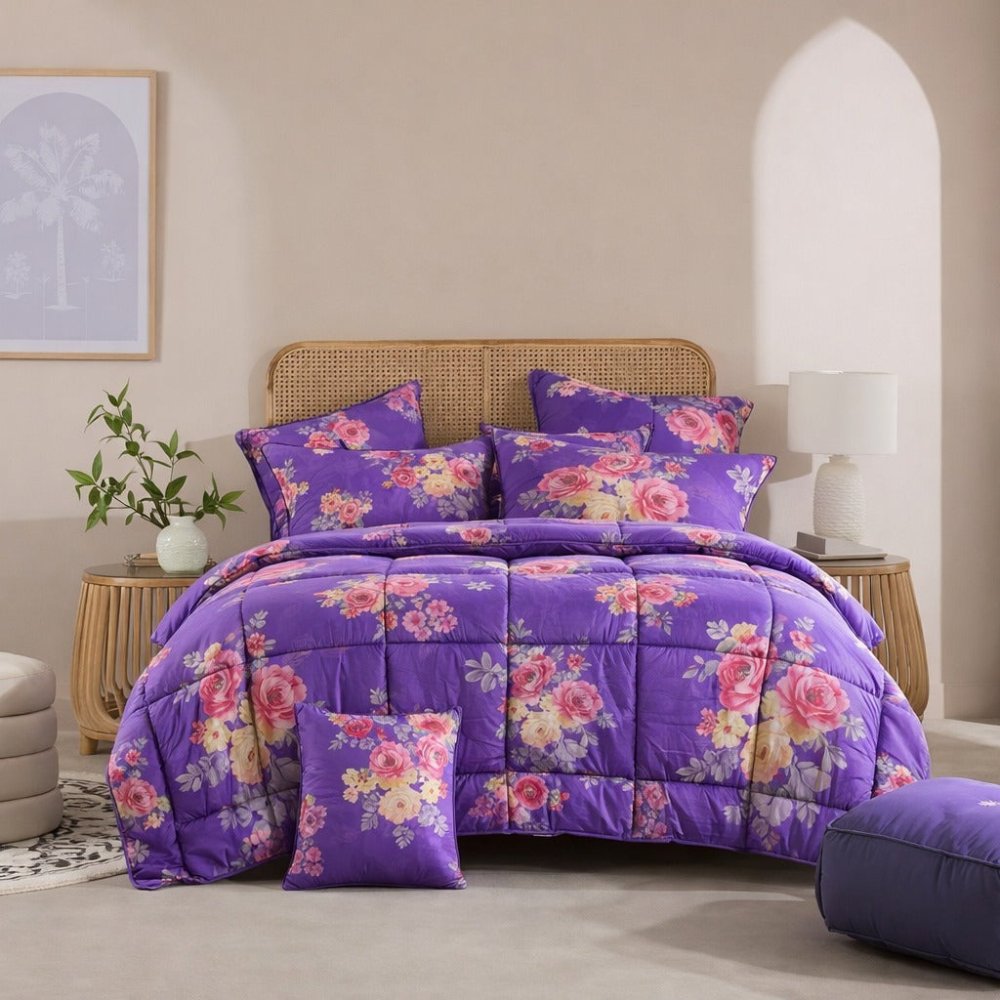 Salvia - 6pcs Premium Comforter Set - Zaraish.com