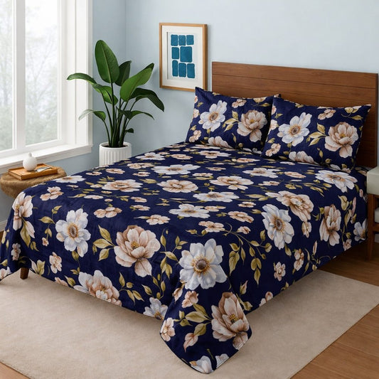Sapphire Garden - Bedsheet Set - Zaraish.com