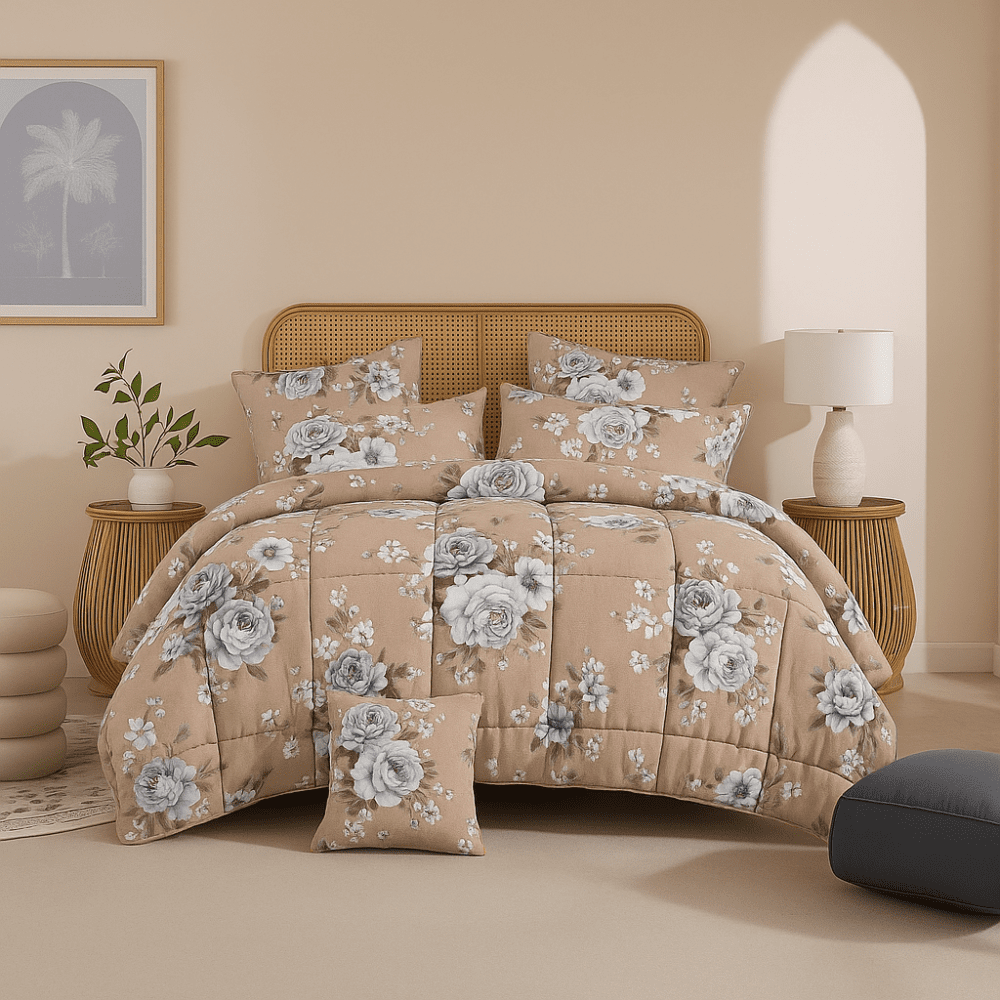 Skin Tulip - 6pcs Premium Comforter Set - Zaraish.com