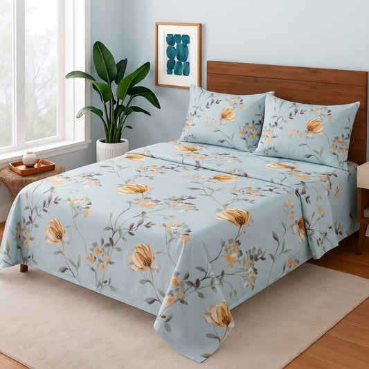 Skyline Flora - Bedsheet Set - Zaraish.com