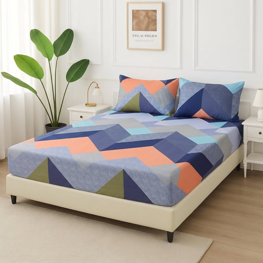 Spectrum - Fitted Bedsheet Set - Zaraish.com