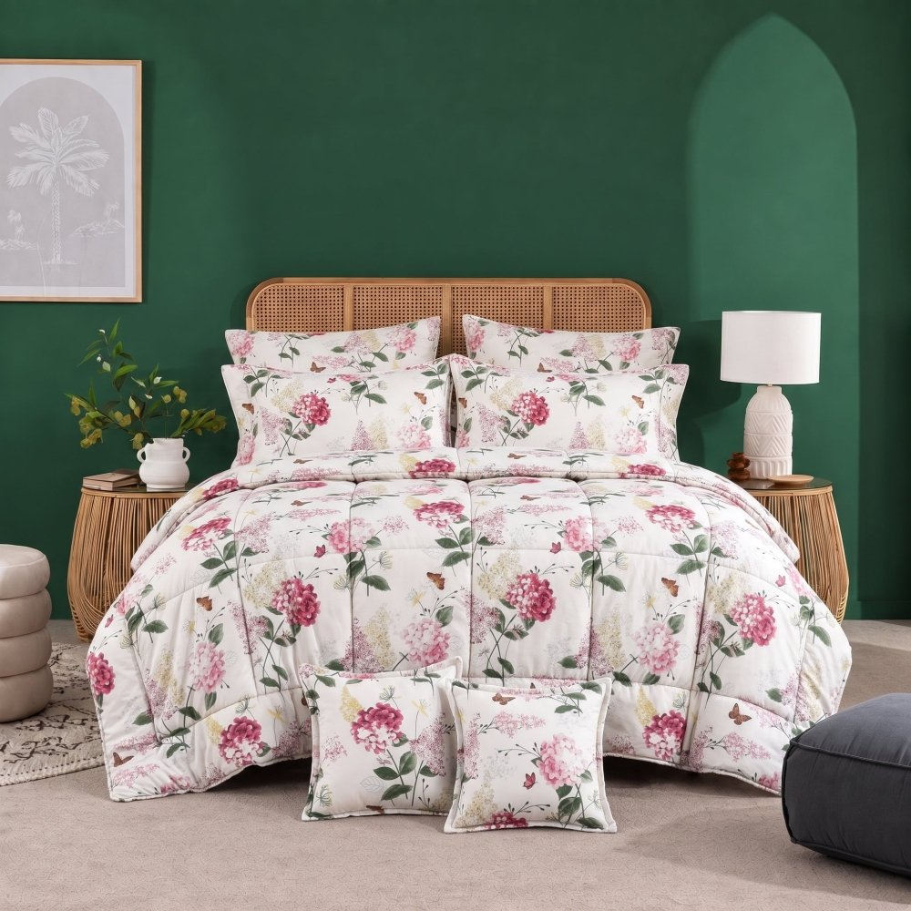 Spring Butterfly Tapestry - 8pcs Premium Comforter Set - Zaraish.com
