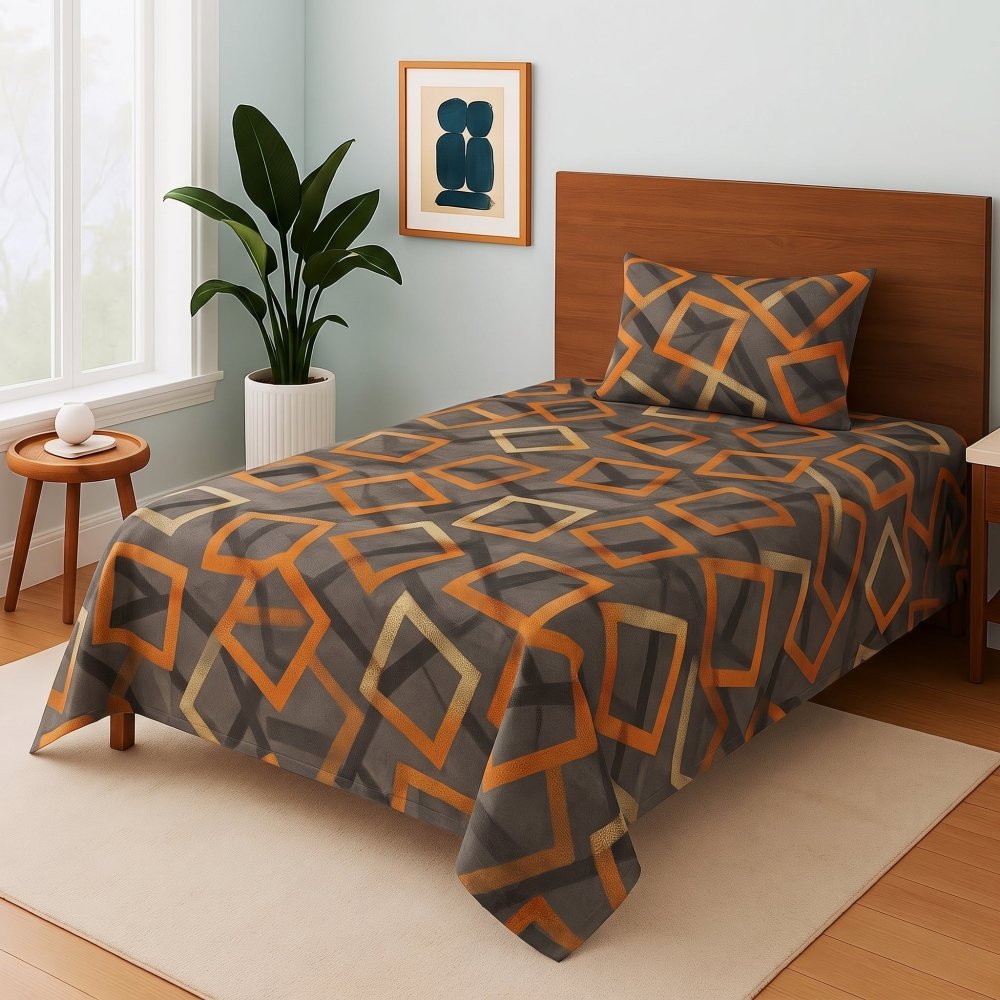 SQUARE - Single Bedsheet Set - Zaraish.com
