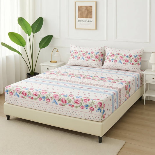 Summer Harmony - Fitted Bedsheet Set - Zaraish.com