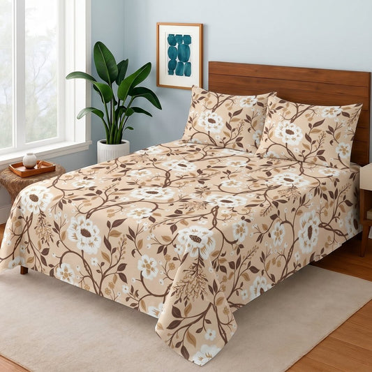 Toasted Cinnamon Vine - Bedsheet Set - Zaraish.com
