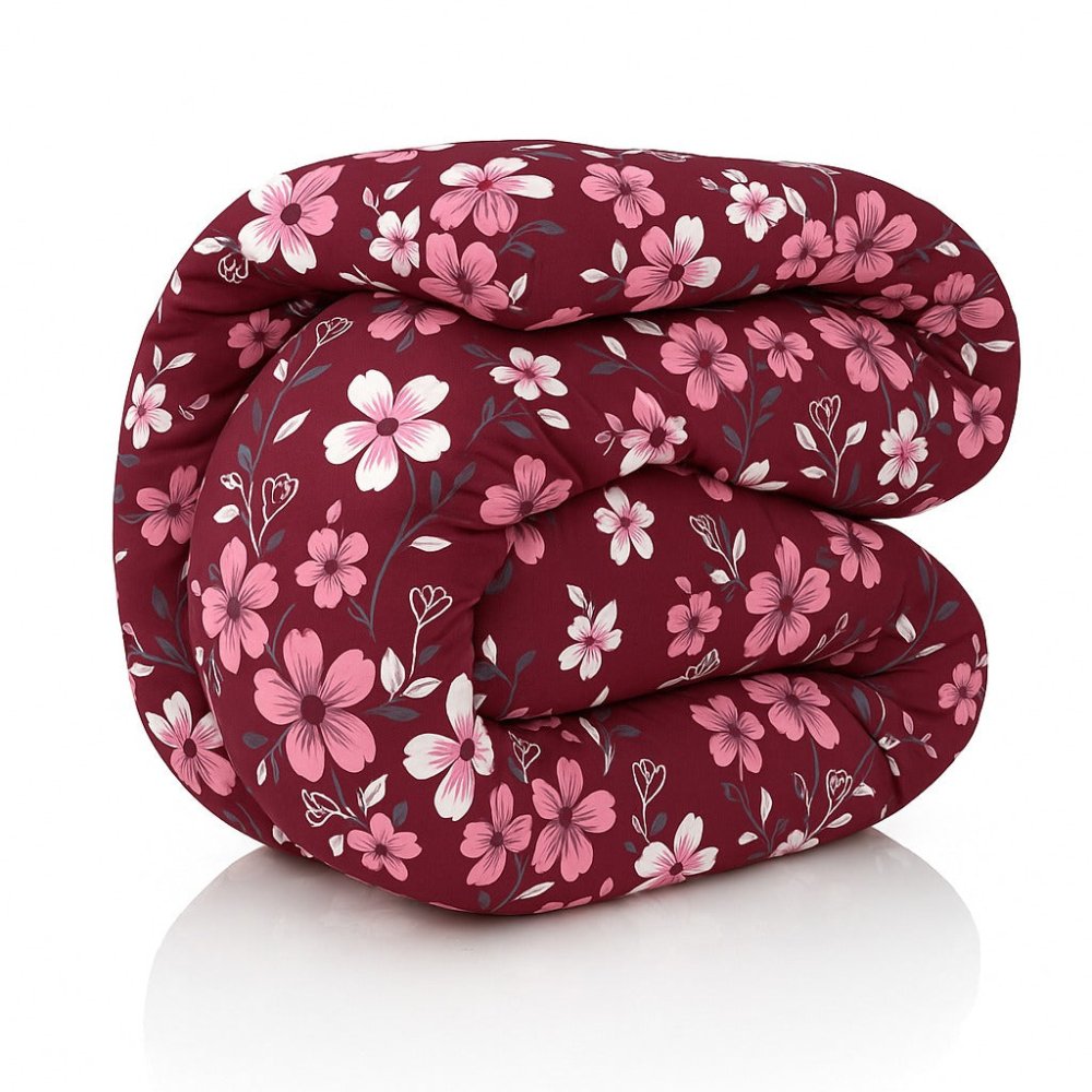 TULIP RED - ONLY WINTER RAZAI (HEAVY FILLING) - Zaraish.com