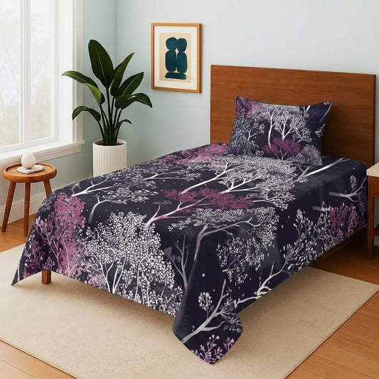 Twilight tree - Single Bedsheet Set - Zaraish.com