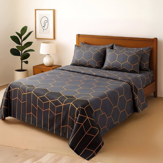 Urban hive - Bedsheet With 4 Pillow Covers - Zaraish.com