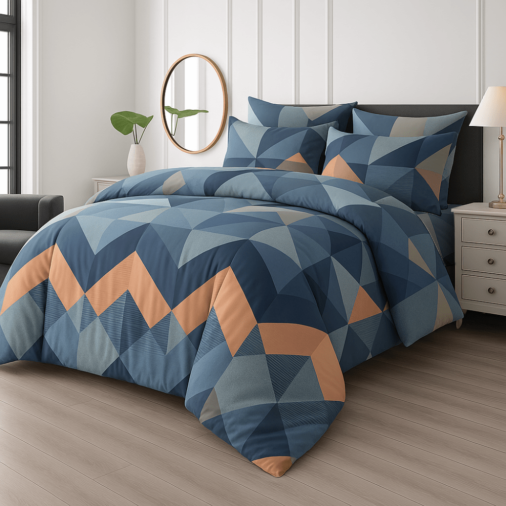Walken _Premium Pure Cotton 6 Comforter Set - Zaraish.com