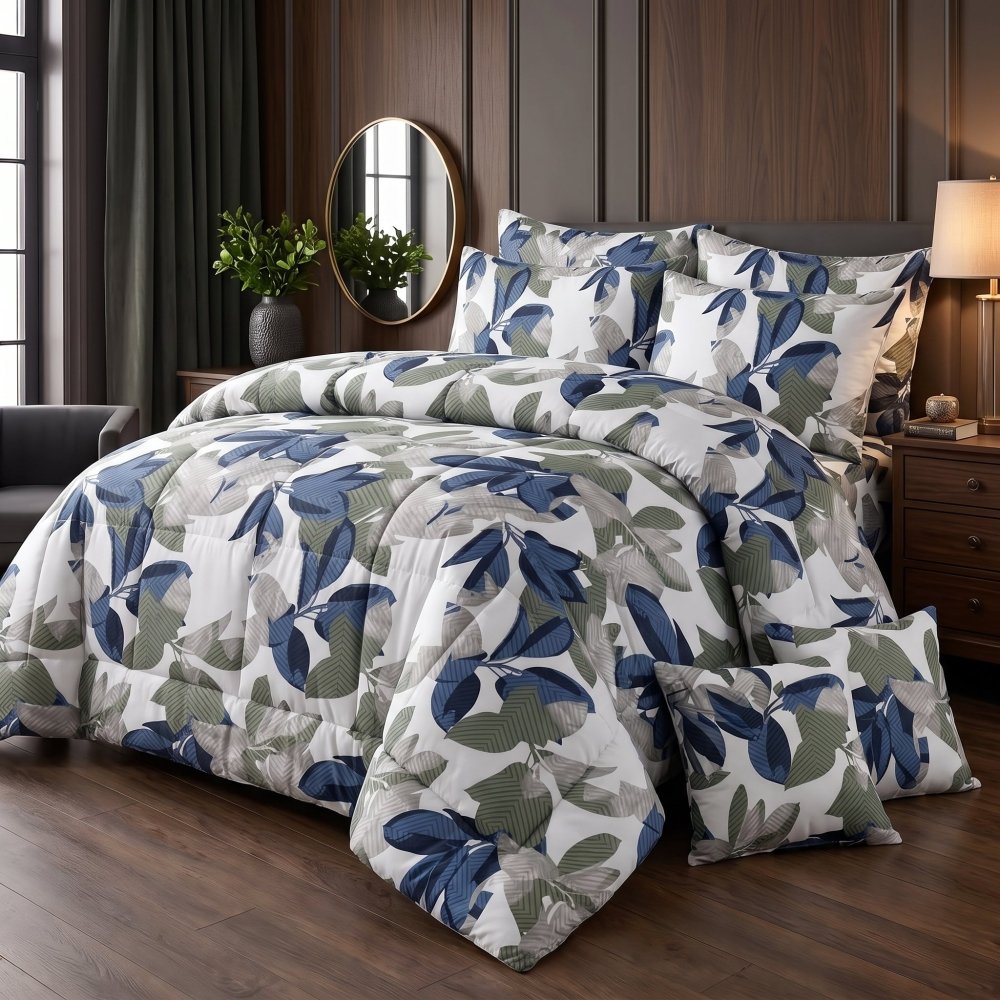 Wildwood Haven - 8 pcs WINTER RAZAI Set (HEAVY FILLING) - Zaraish.com