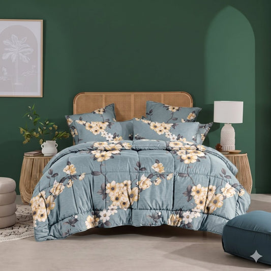 Willow Crest - 6pcs Premium Comforter Set - Zaraish.com