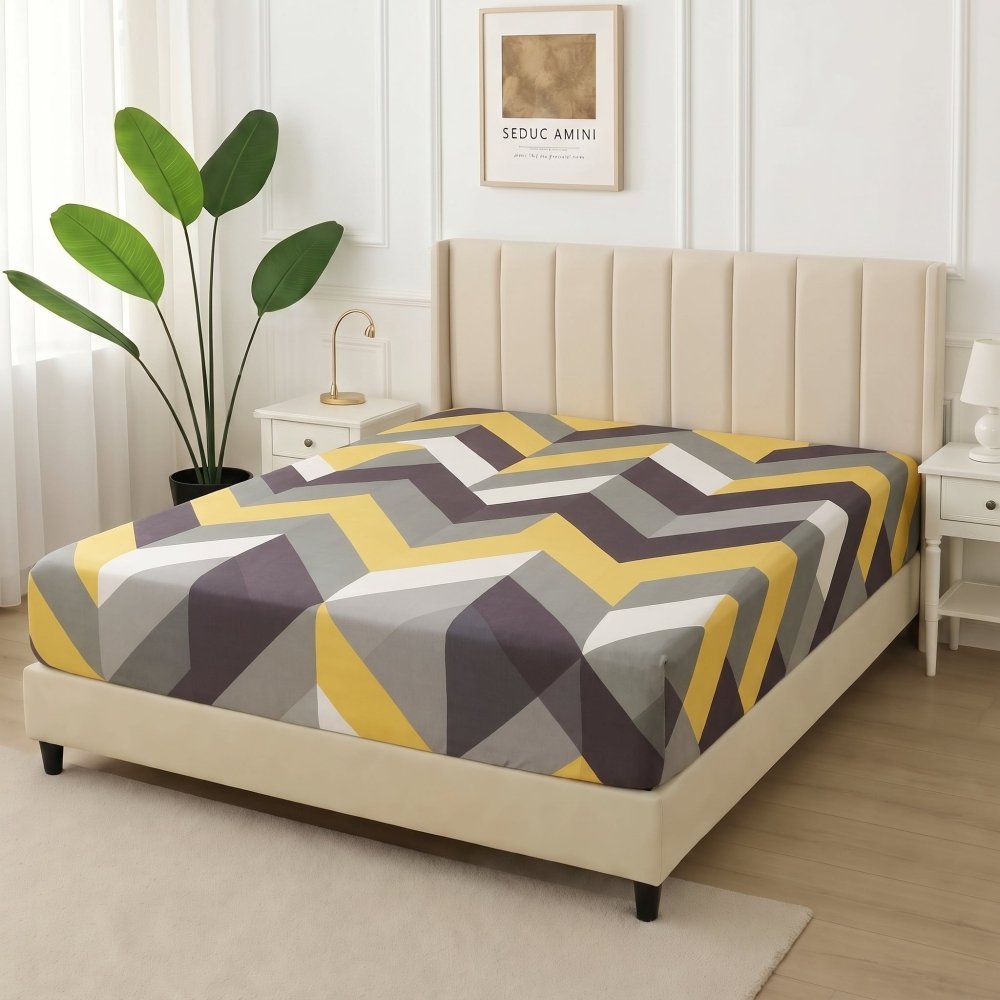Yellow Triangle - Only Fitted Sheet - Zaraish.com