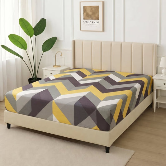 Yellow Triangle - Only Fitted Sheet - Zaraish.com