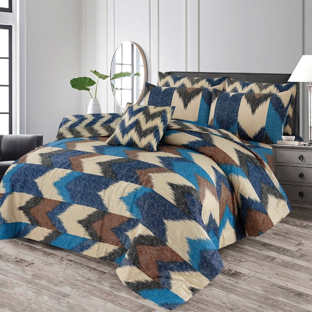 ZAIGZAG - 8pcs Summer Comforter Set (Light Filling) - Zaraish.com