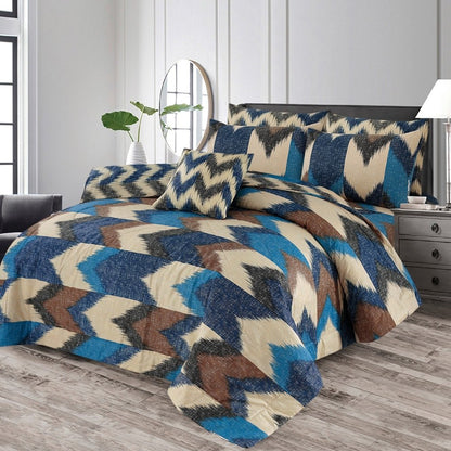 ZAIGZAG - 8pcs Summer Comforter Set (Light Filling) - Zaraish.com