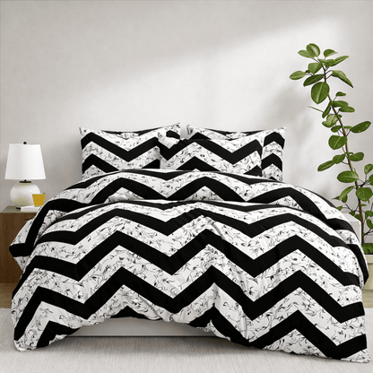 ZIGZAG - 6pcs Quilt Cover Set (Without Filling) - Zaraish.com
