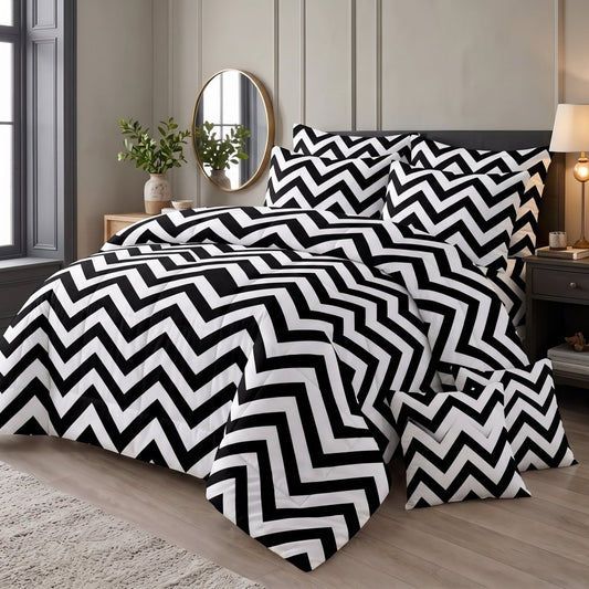 ZIGZAG -8 pcs WINTER RAZAI Set (HEAVY FILLING) - Zaraish.com