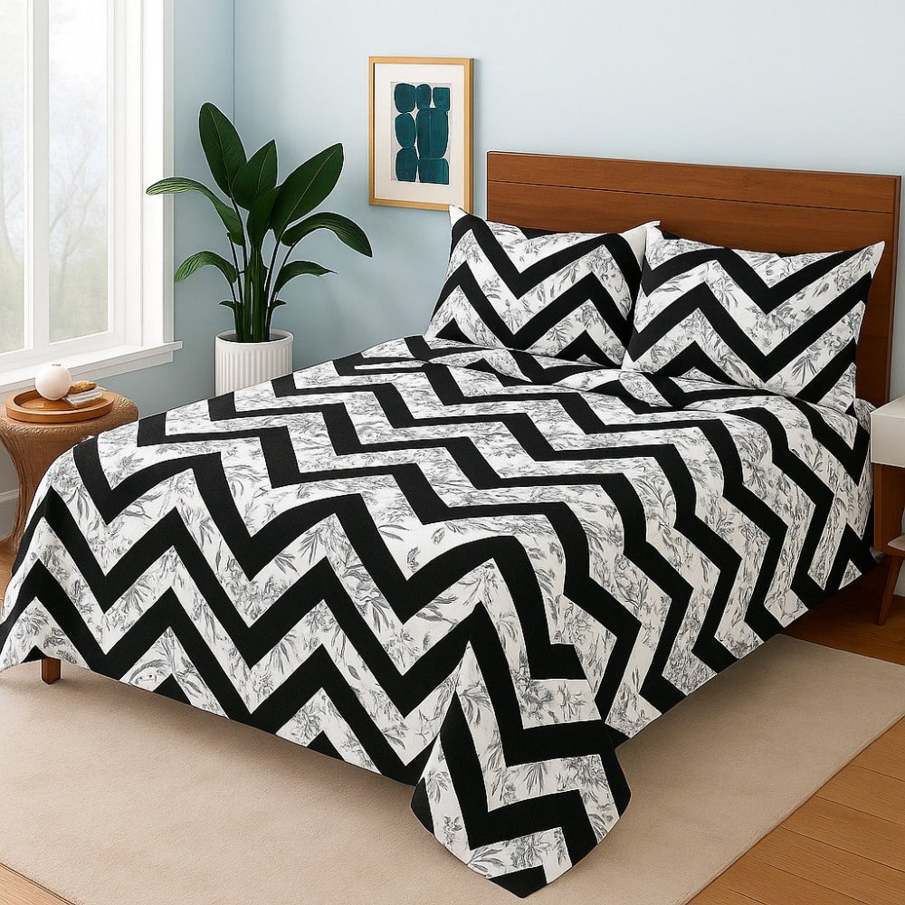 ZIGZAG - Bedsheet Set - Zaraish.com