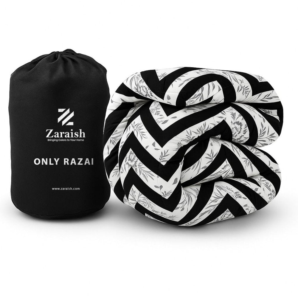 ZIGZAG - ONLY KING SIZE WINTER RAZAI (HEAVY FILLING) - Zaraish.com